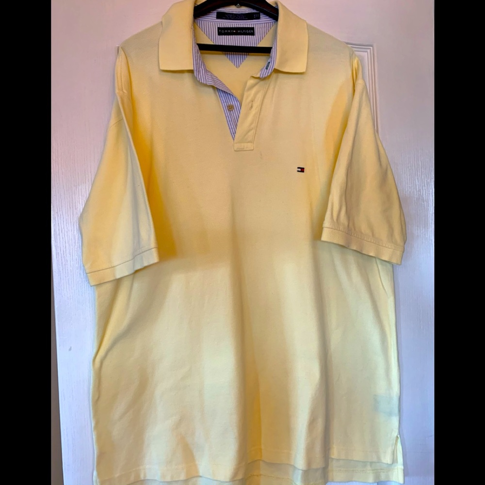 Tommy Hilfiger men’s polo type shirt.